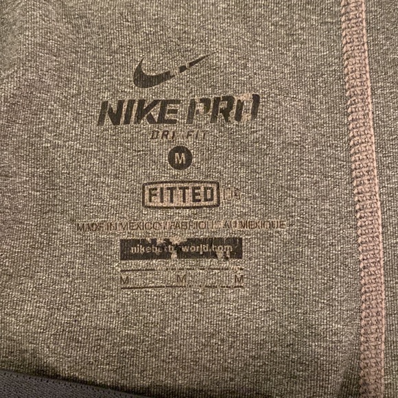 Gray Nike Pro Shorts - Picture 4 of 4